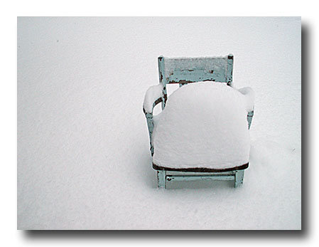 Snow Finds a Seat